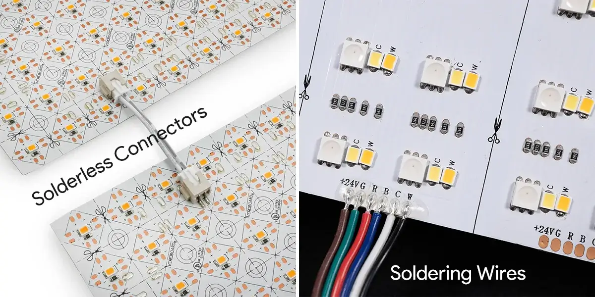 How to Connect Different Pieces of LED Sheet Lights