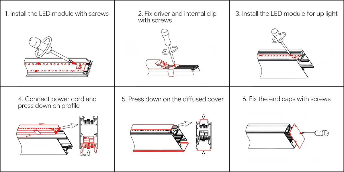 How to Install LED Linear Module