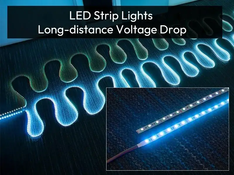วิธีป้องกันแรงดันตกในการติดตั้งไฟ LED แบบยาว