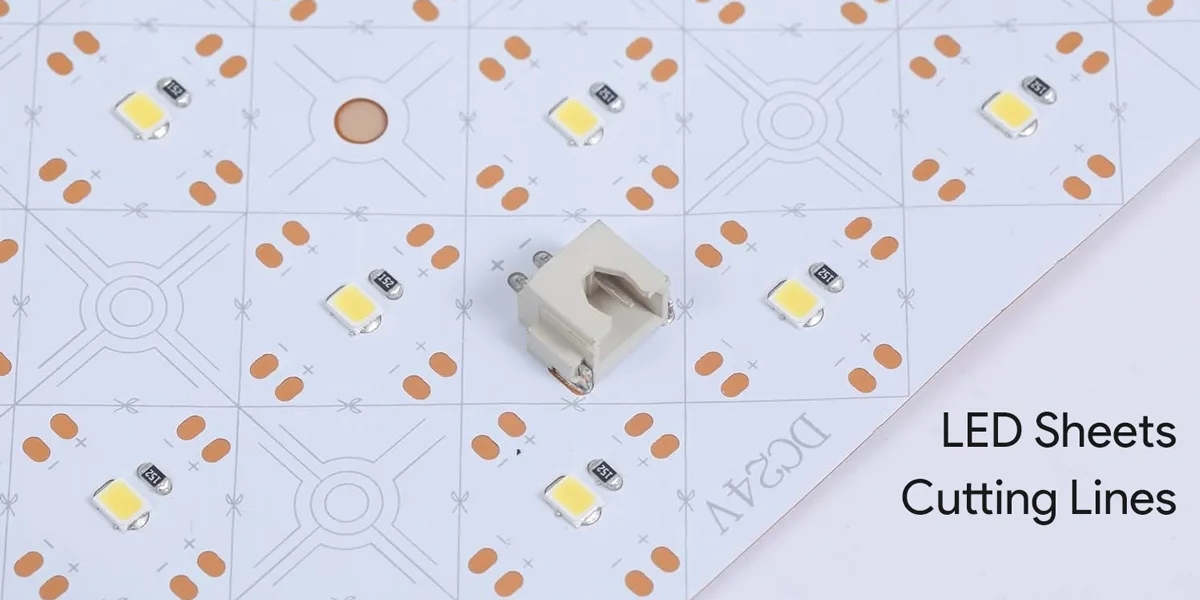 LED Sheet Lights Cutting Lines LED Sheet Lights Cutting Lines
