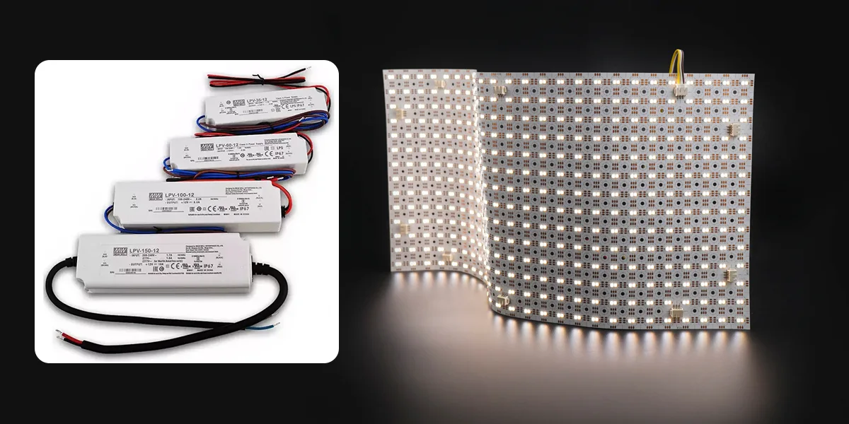 LED Sheet Lights Power Supply Selection LED Sheet Lights Power Supply Selection