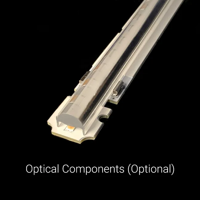 Optical Components (Optional) for LED Linear Modules