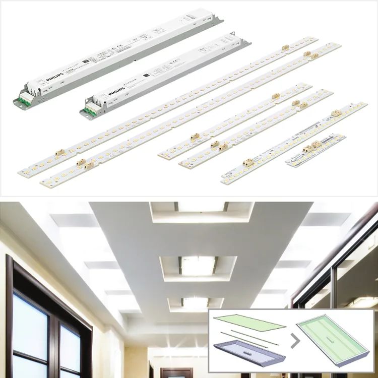 Replacement LED Troffer of LED Linear Modules