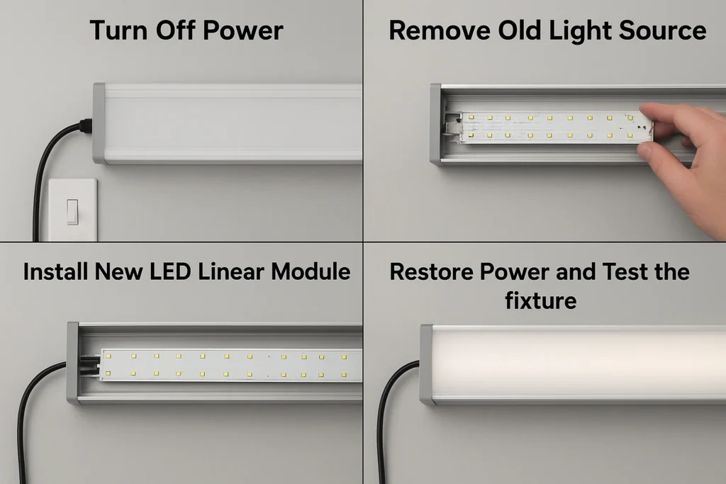 led linear module replacement