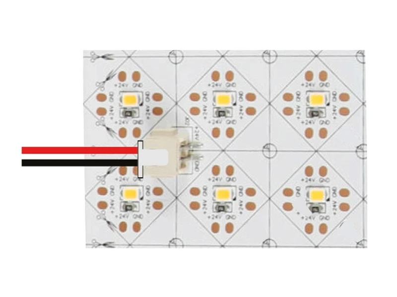 led sheet light power connector