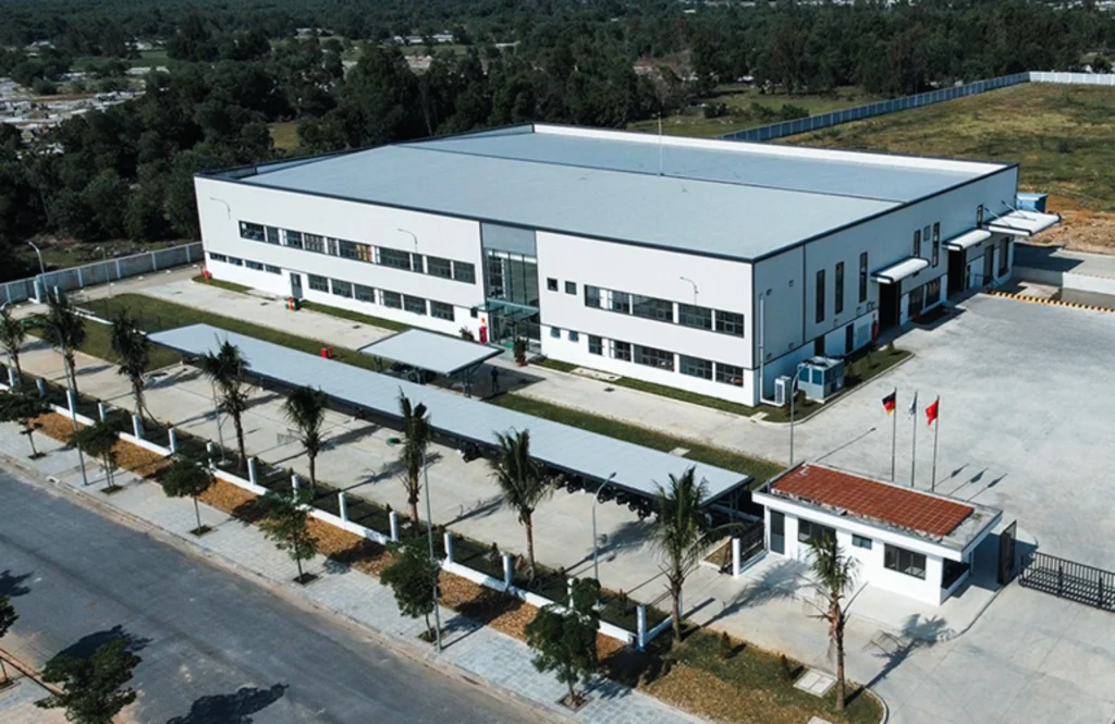 Vietnam-Streifenfabrik-