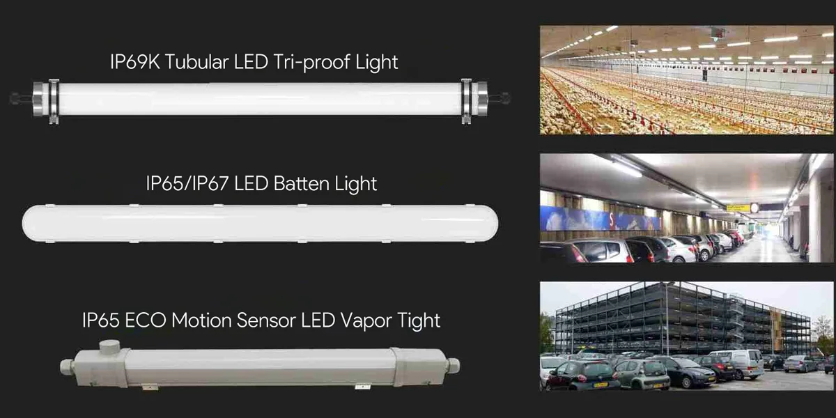 LED Tri-proof Lights IP65, IP67, and IP69K Selection Guide and Comparative Analysis LED Tri-proof Lights IP65, IP67, and IP69K Selection Guide and Comparative Analysis