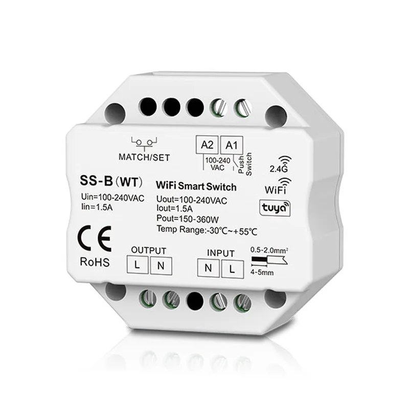 Smart Digital TRIAC WiFi Dimmers