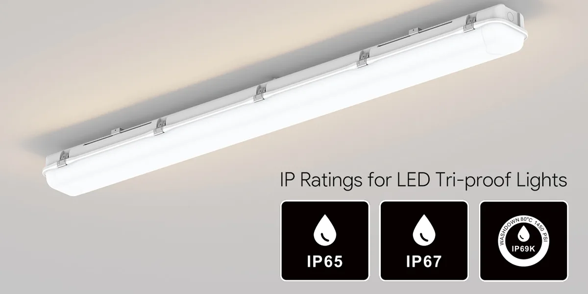 What are the IP ratings for LED tri-proof lights What are the IP ratings for LED tri-proof lights
