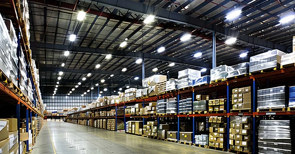 led tri-proof light in warehouse led tri proof light in warehouse