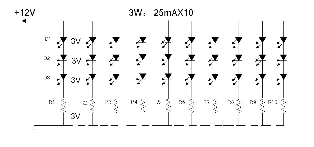12V LED lichtstrip schakelschema 12V LED lichtstrip schakelschema