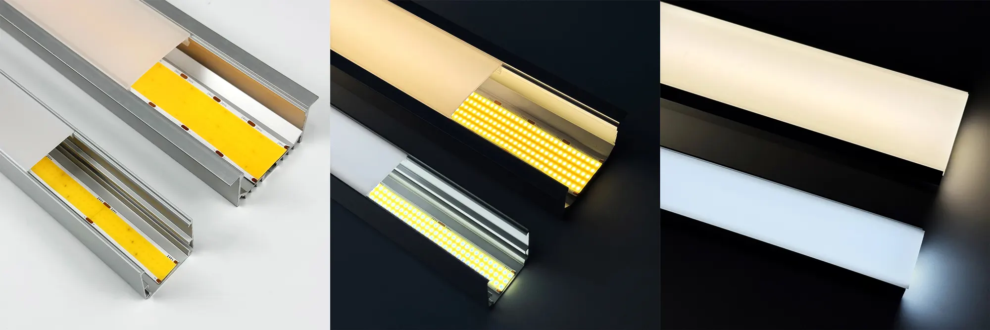 COB LED Strip Aluminium Profile