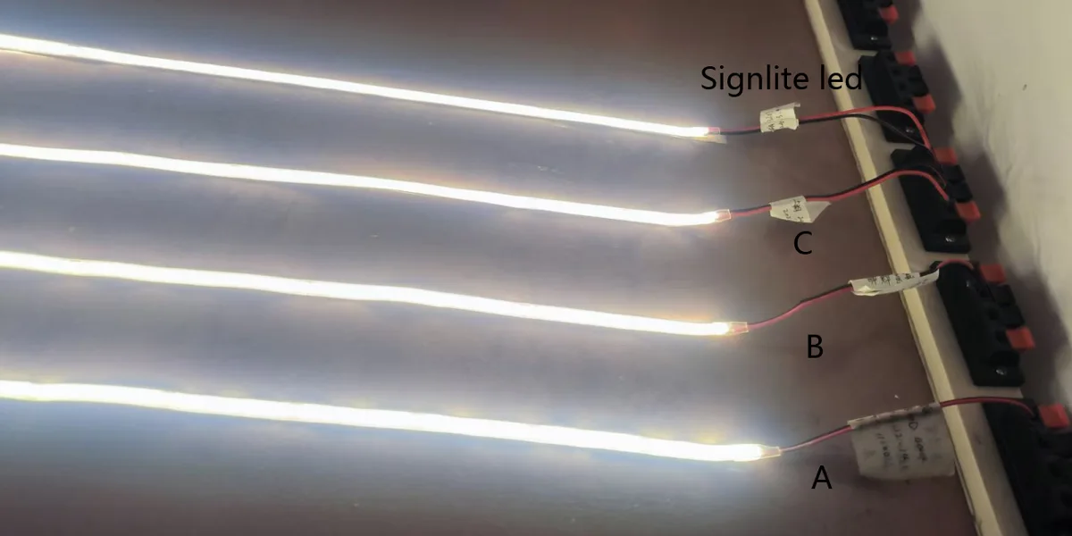 Test de durabilité de la bande LED COB_01