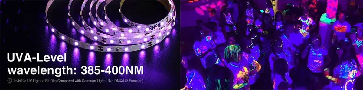 LED UV-licht STRORP voor Blacklight Party