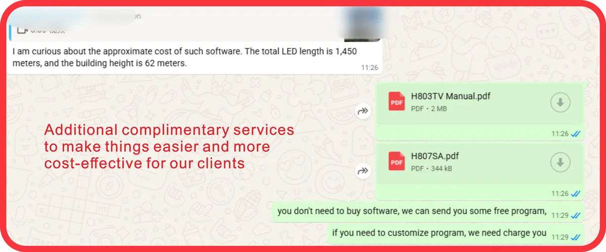 Signiteled Project Communication_Extra Service