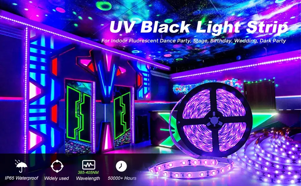 Waar moet je op letten bij het kopen van een UV Blacklight LED Strip