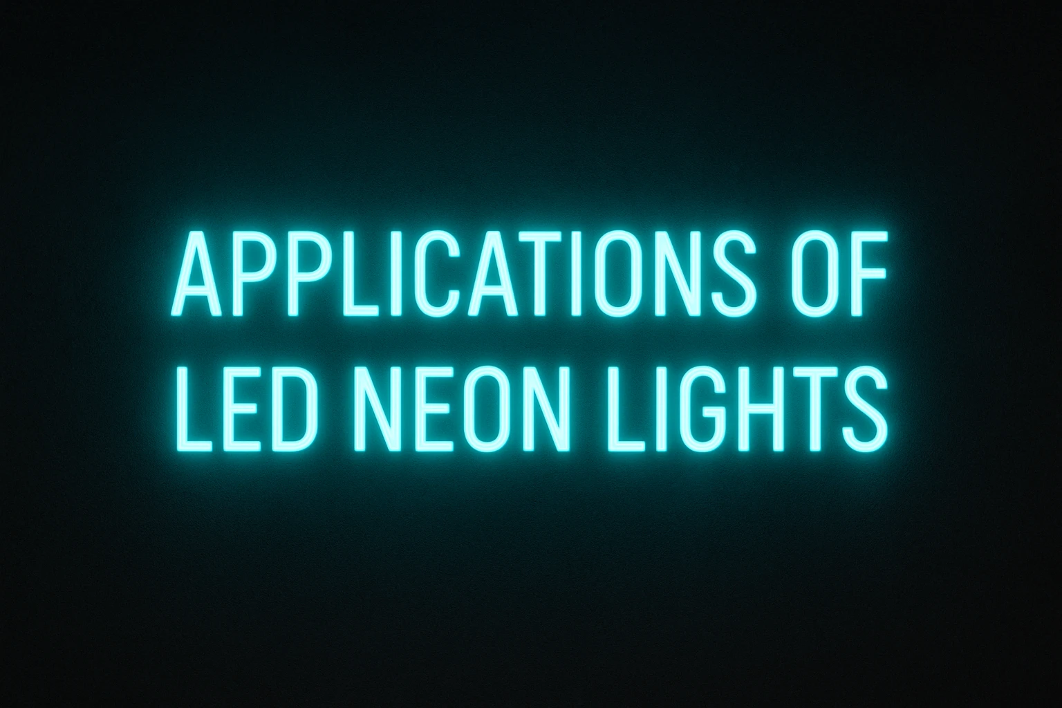 Toepassing van LED-neonlichten