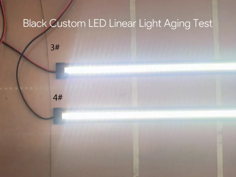 Zwarte aangepaste LED lineaire lichtverouderingstest