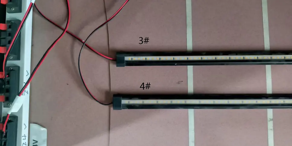 Teste de envelhecimento linear de luz LED de cola drop cola