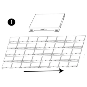 LED ダンス フロアの設置手順
