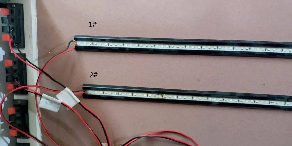 sem gota led teste de envelhecimento linear de luz