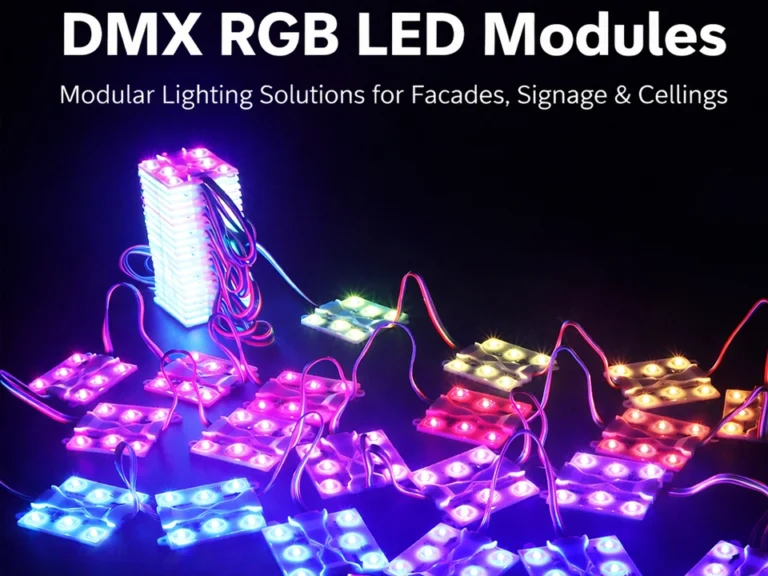 DMX-RGB-LED-Moduli-Facade-Segnaletica-Spedaggio
