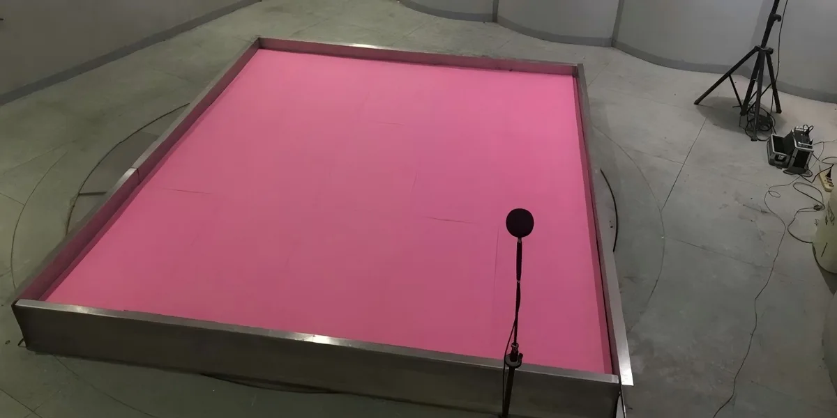 Acoustic Lighting Sound Absorption Performance Testing