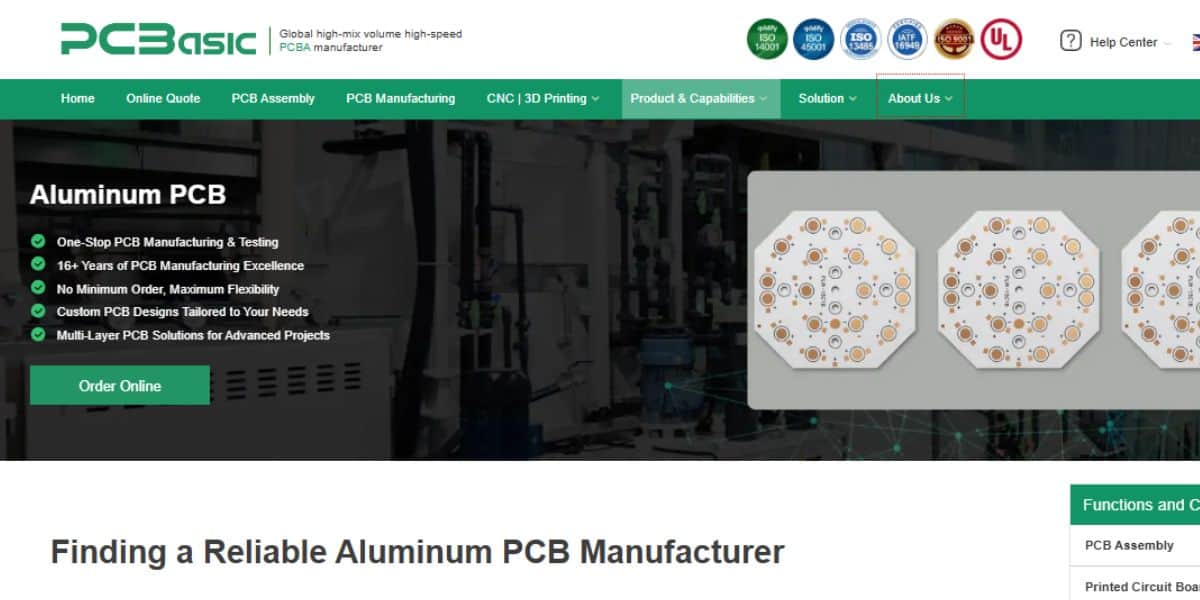 Produttore di schede PCB LED
