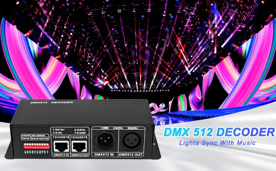 DMX512 ถอดรหัส