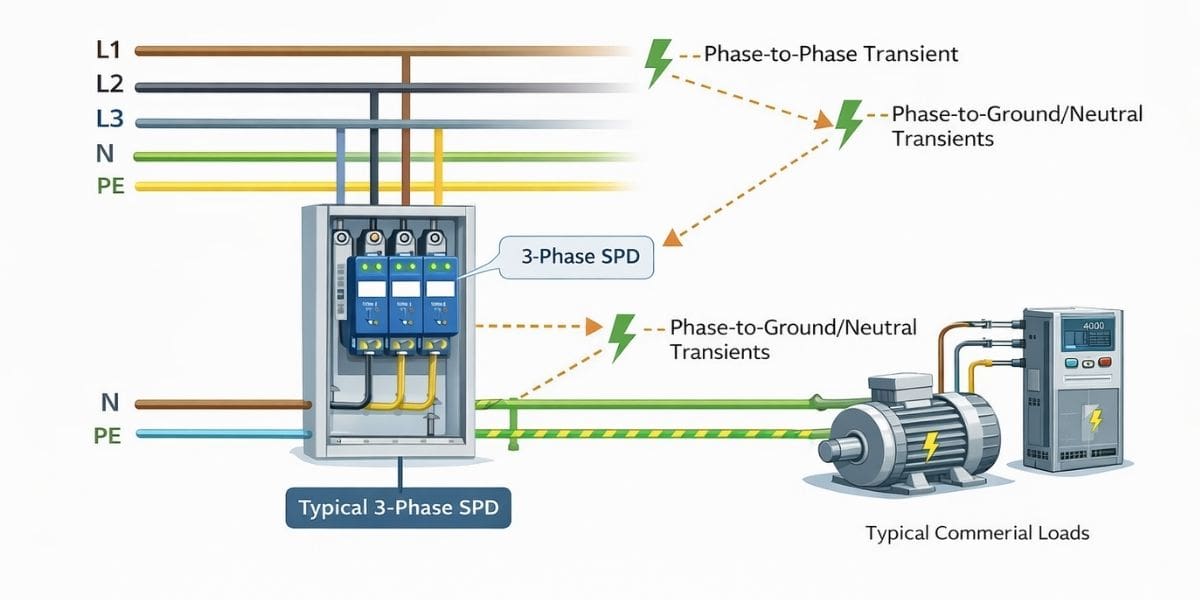 อุปกรณ์ป้องกันไฟกระชาก อุปกรณ์ป้องกันไฟกระชาก