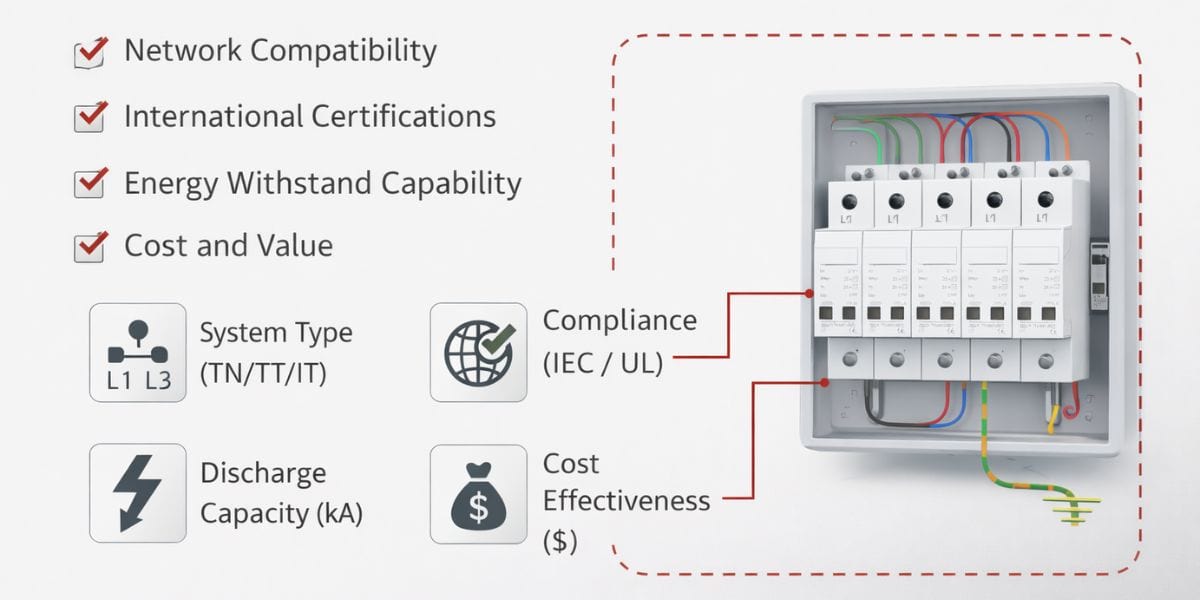 อุปกรณ์ป้องกันไฟกระชาก 3 เฟส อุปกรณ์ป้องกันไฟกระชาก 3 เฟส