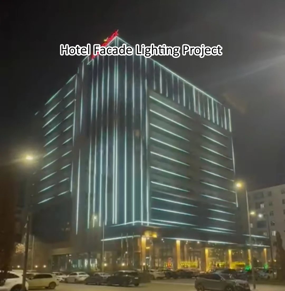 hotel facade lighting project