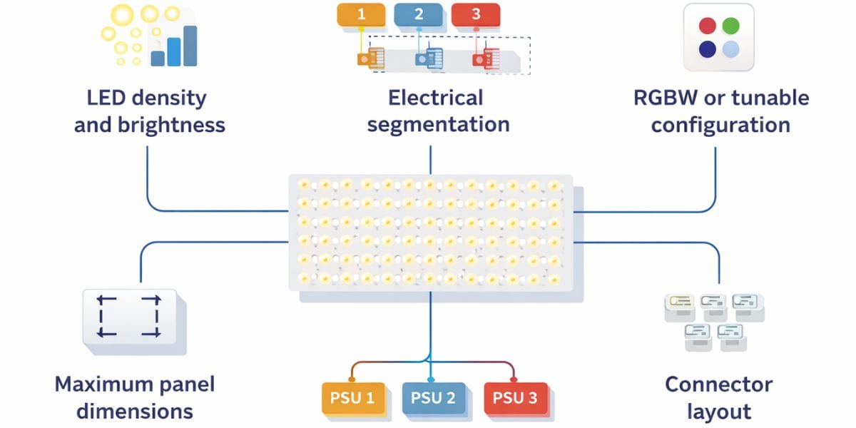 custom led sheet lighting