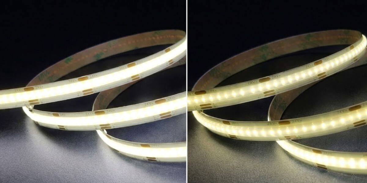 cob rgbw led strip light 24v