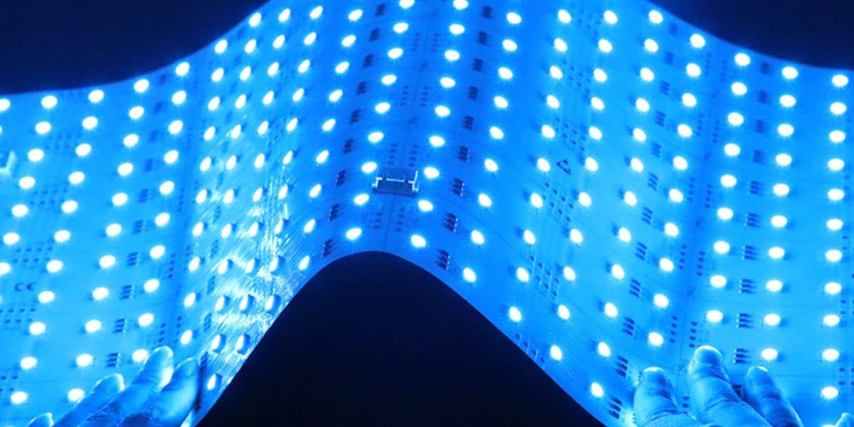 foglio di luce a led
