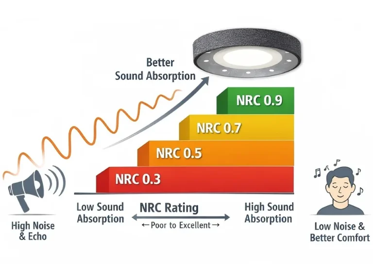 What NRC Rating Is Good for Acoustic Lighting