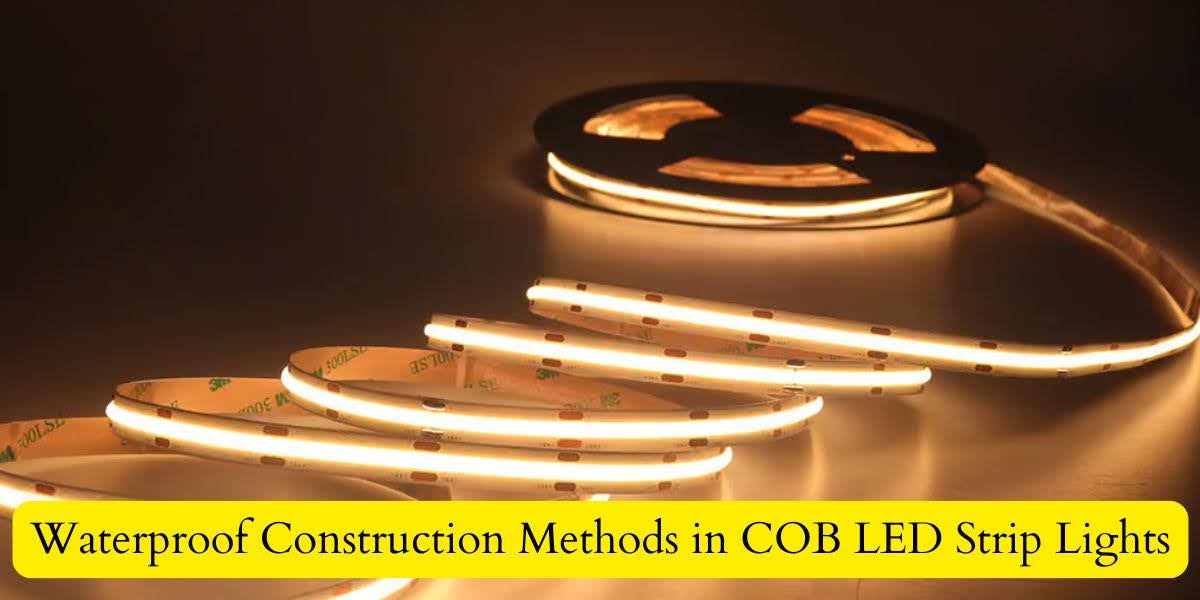 Lumières de bande LED COB