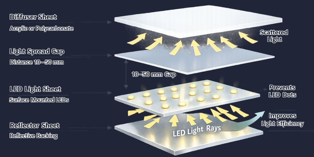 Oświetlenie blachowe LED