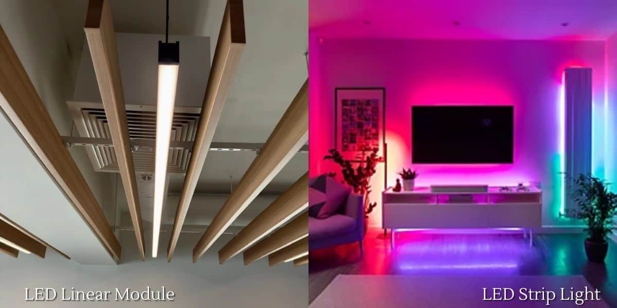 LED Linear Module vs LED Strip Light