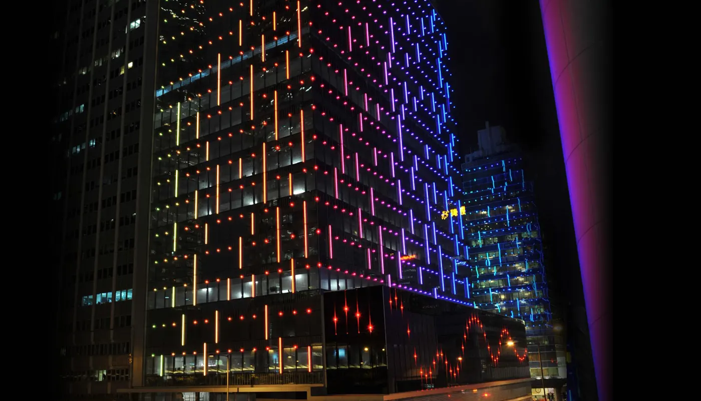 DMX LED Control System for Architectural & Building Facade Lighting