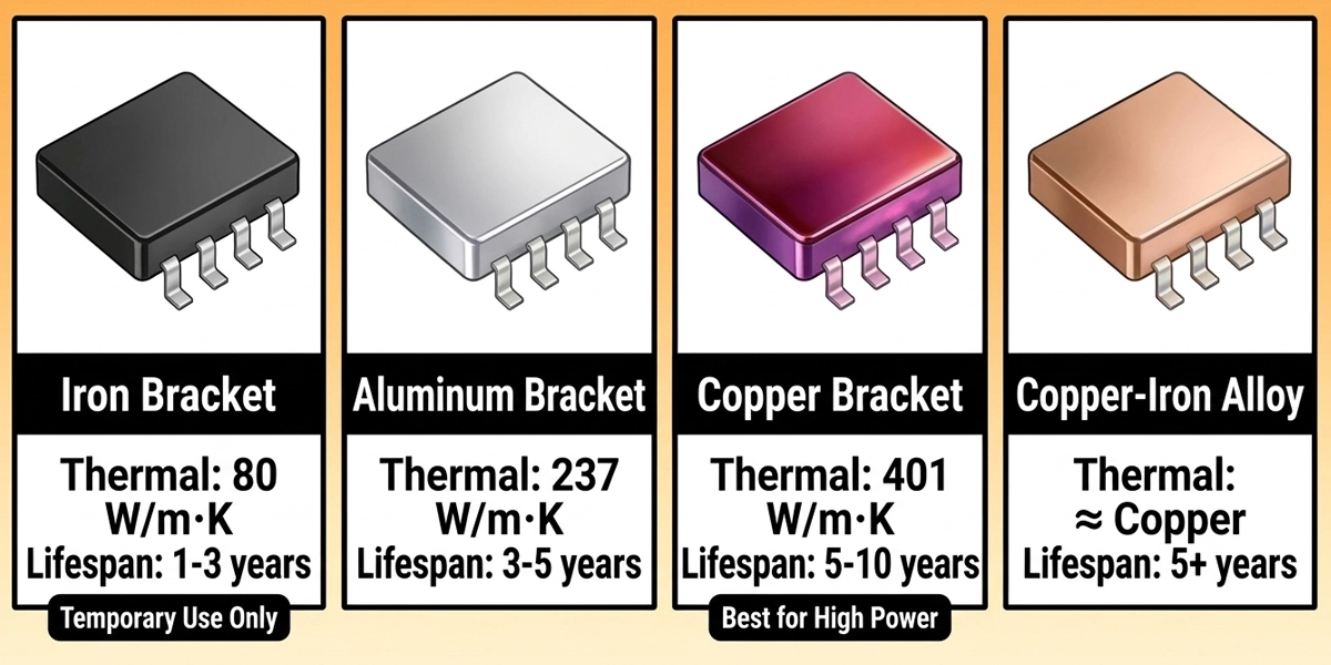 LED-Chip-Bracket-Comparison-Thermal-vs-Lifespan LED-Chip-Bracket-Comparison-Thermal-vs-Lifespan