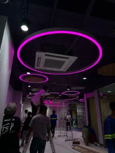 curved linear light project 1