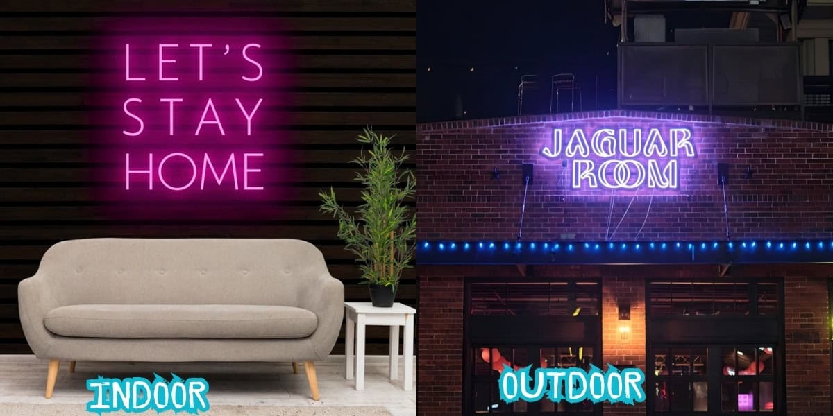 Sinais de néon personalizados