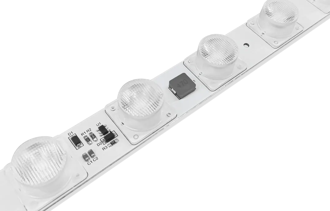 Barra rigida a LED laterale a corrente costante per luce bifacciale BOX_01