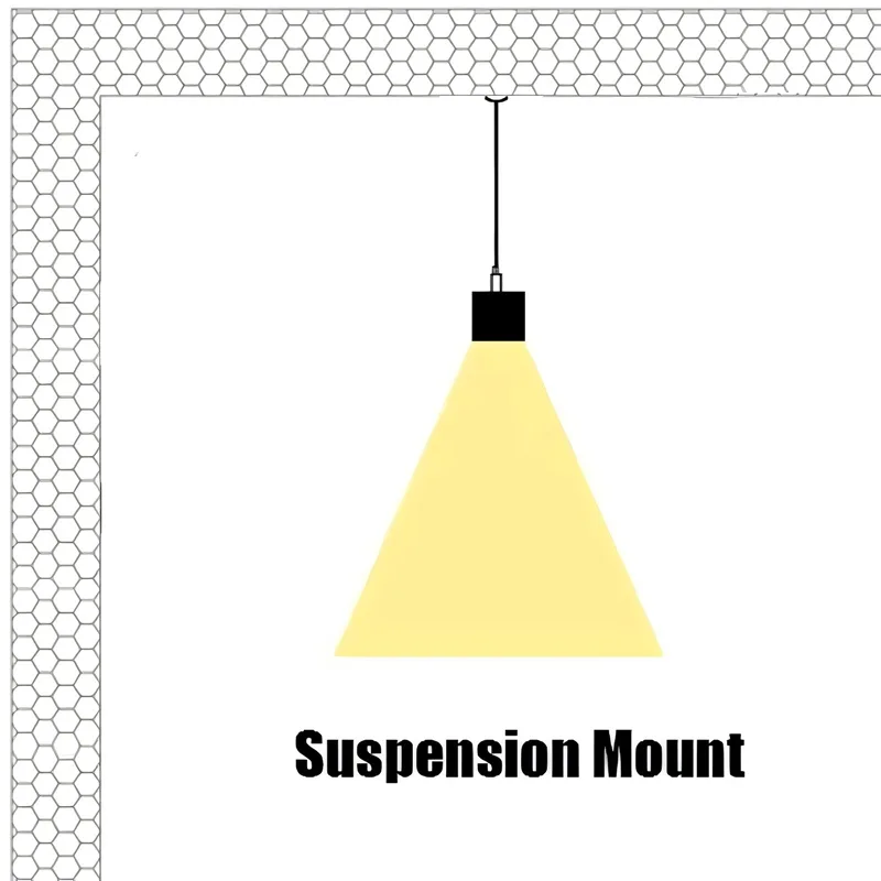LED Acoustic Lighting Method_Suspension Mount