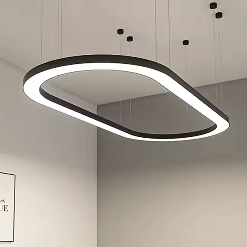 Owalna lampa LED wisząca_03