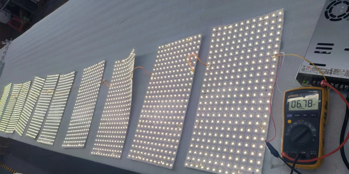 Real-testing-photos-of-led-sheet