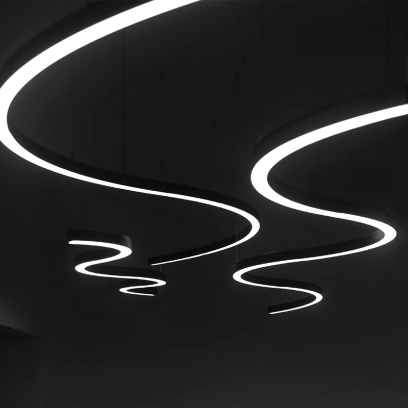 Profil K krzywej kształtu LED Light Linear Light_03