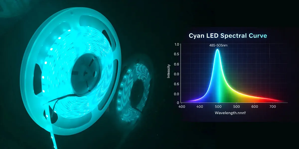 What Is the Wavelength of Cyan LED Strips