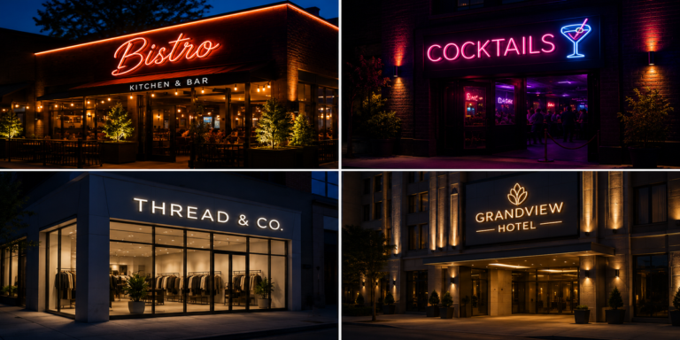 Commercial Outdoor Neon Signs